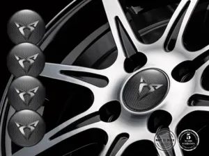 Seat Cupra Adesivo Silicone Logo Decalcomania Ruota Lusso